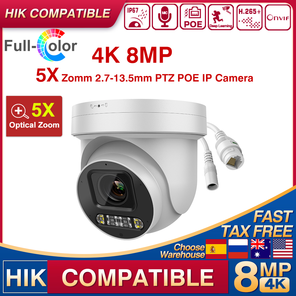 Home Security Hikvision - Hikvision Uyumlu 4K 8MP 5X Zoom