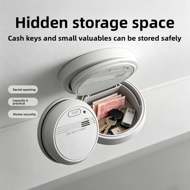 Home Security Tips - Gerçekçi Simüle Edilmiş Duman Dedektörü, Anahtarlar,