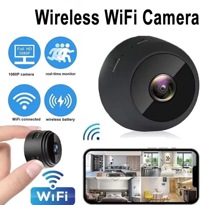 Home Security Video Cameras - Yeni A9 Kamera Wifi 1080p HD
