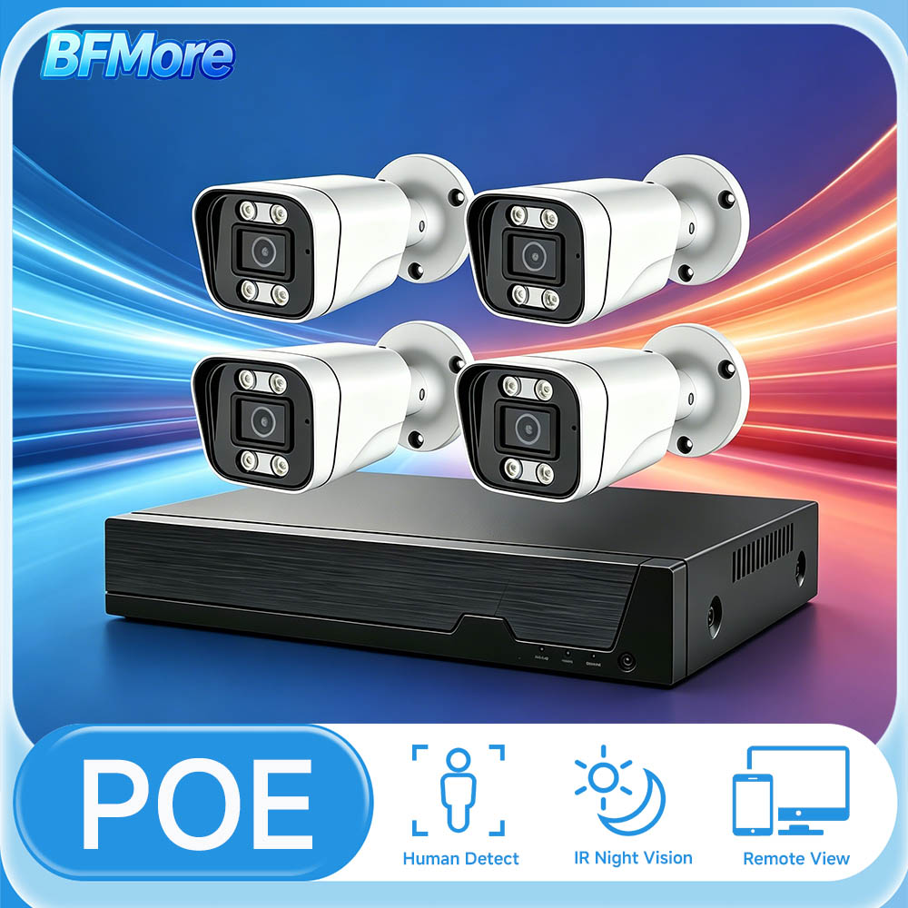 Home Security Video Recording Systems - BFMore 8MP 4K Ai İnsan Algılama