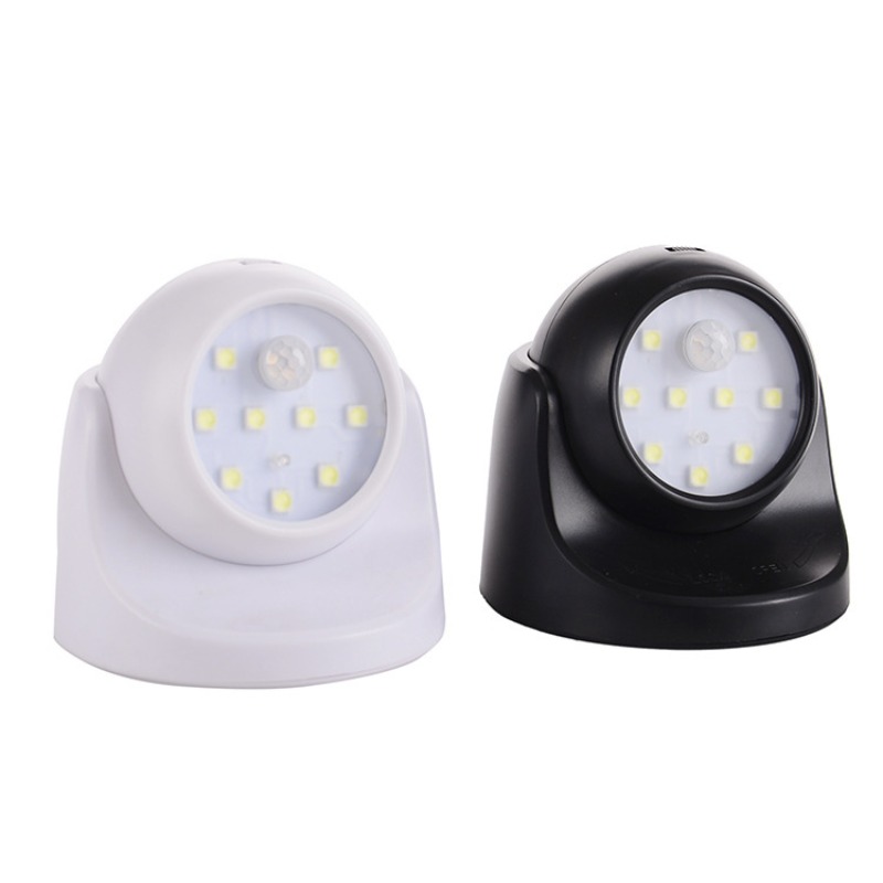 Home Security Lights Outdoors - Pil Kumandalı LED Spot PIR Hareket
