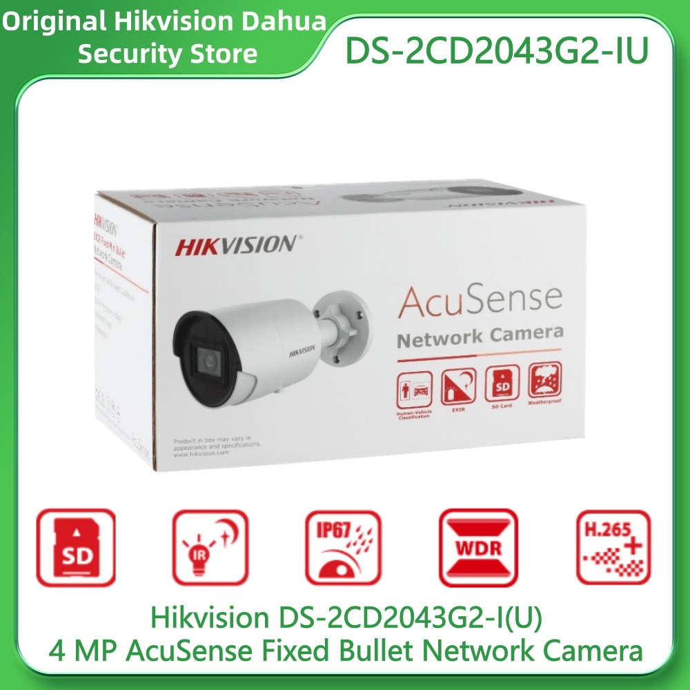 Home Security Hikvision - Hikvision DS-2CD2043G2-IU 4MP DS-2CD2083G2-IU 8MP AcuSense
