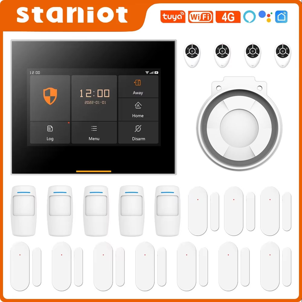 Home Security Technician - Staniot 433MHz Kablosuz Wifi 4G Akıllı