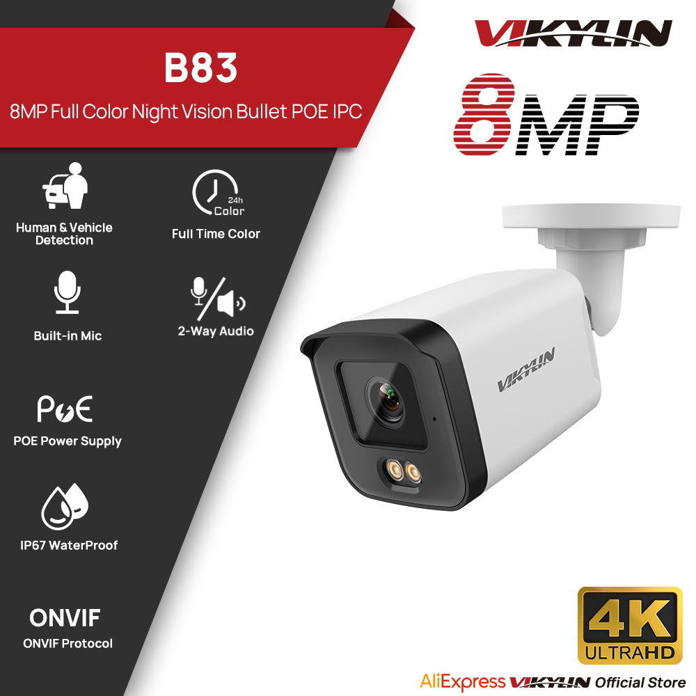 VIKYLIN 8MP HD IP Güvenlik Kam - Home Security Lights Outdoors incelemesi ve fiyatı