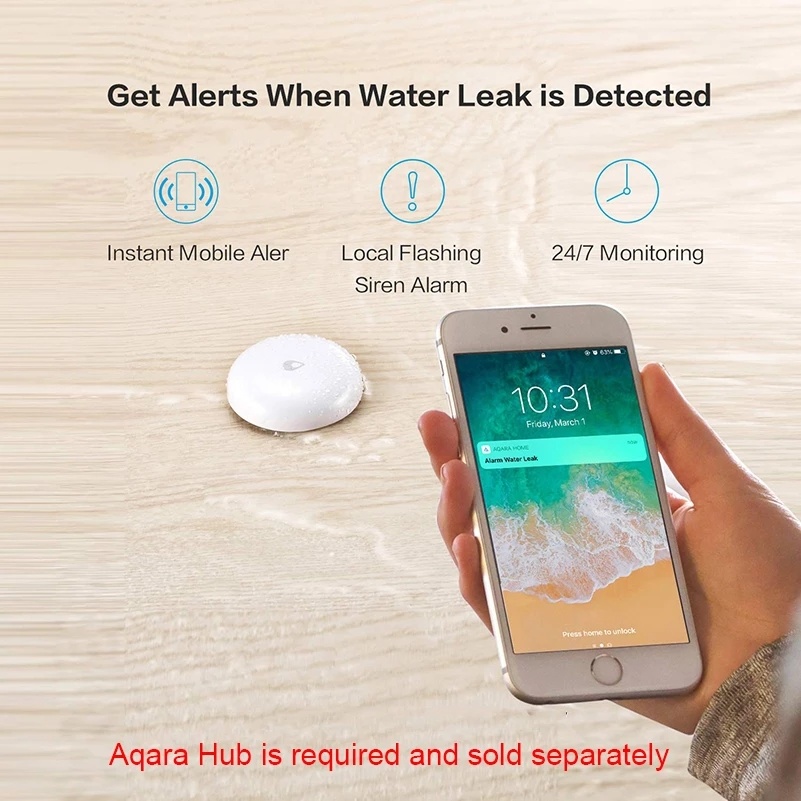 Aqara ZigBee Su Kaçak Sensörü  - Home Security Xiaomi incelemesi ve fiyatı