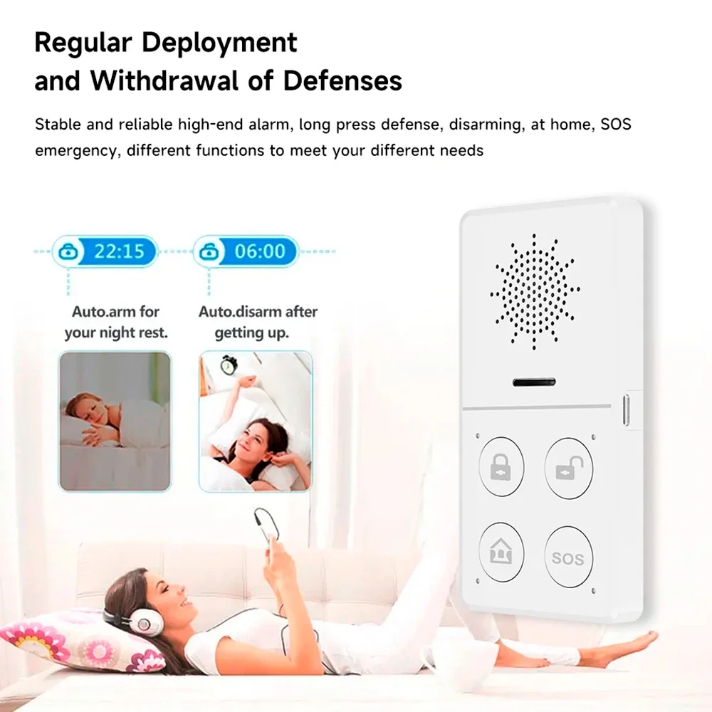 Tuya Wifi Akıllı Alarm Sistemi - Home Security Technician incelemesi ve fiyatı