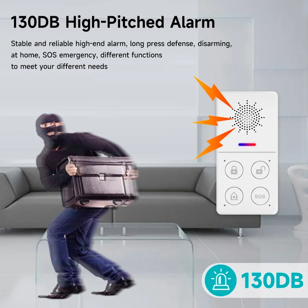 Tuya Wifi Akıllı Alarm Sistemi - Home Security Technician incelemesi ve fiyatı