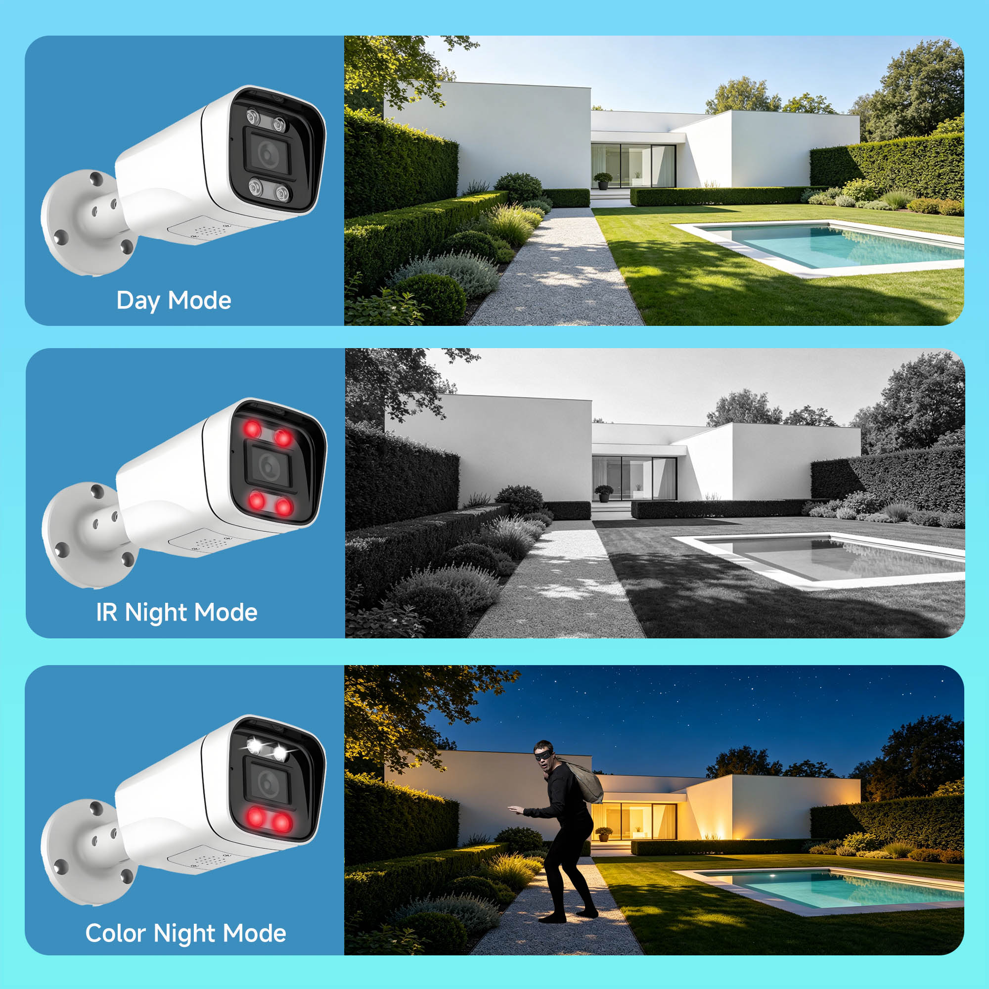 BFMore 8MP 4K Ai İnsan Algılam - Home Security Video Recording Systems incelemesi ve fiyatı