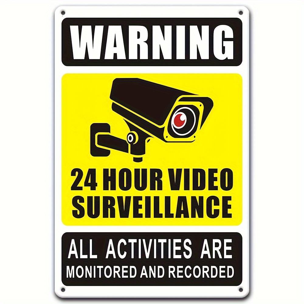 7/24 Video Gözetim Uyarı Levha - Home Security Video Cameras incelemesi ve fiyatı