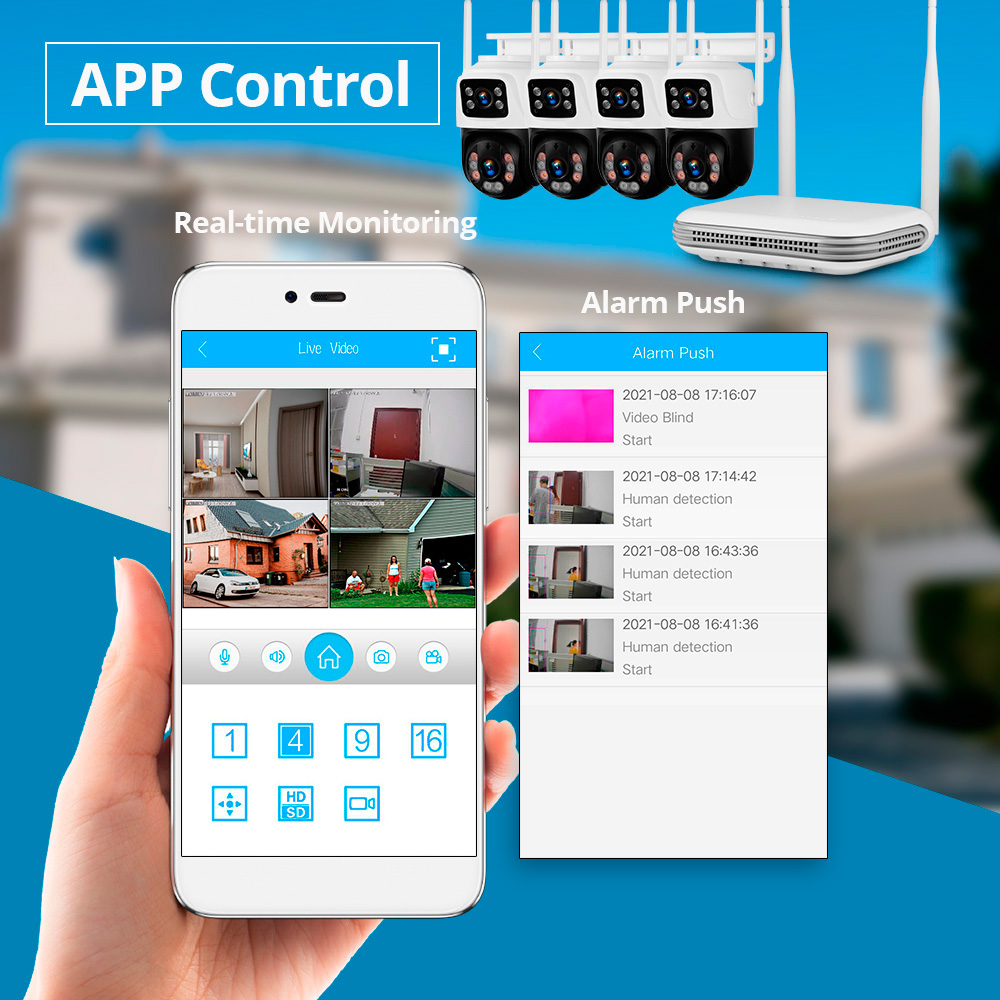KERUI Su Geçirmez 6MP HD Kablo - Home Security Video Cameras incelemesi ve fiyatı