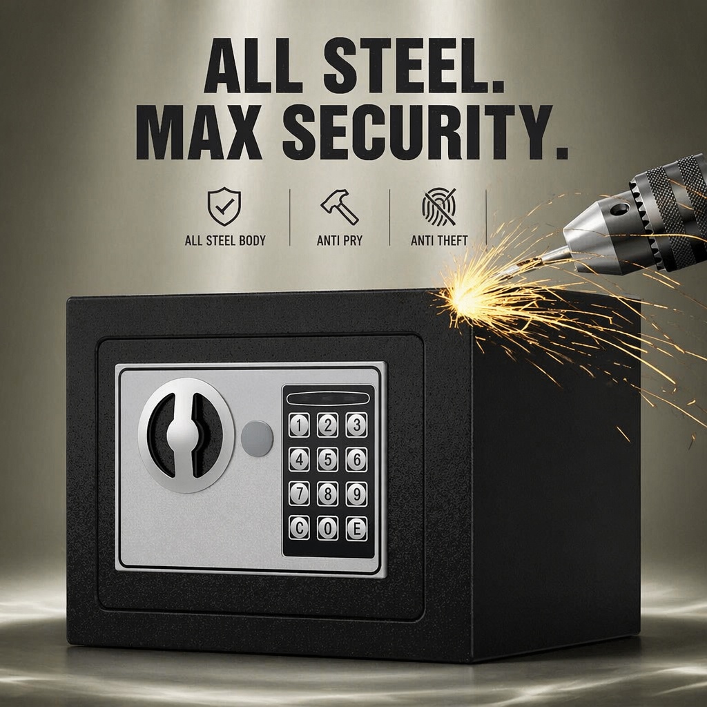 Tamamen Çelik Elektronik Dijit - Home Security Tips incelemesi ve fiyatı