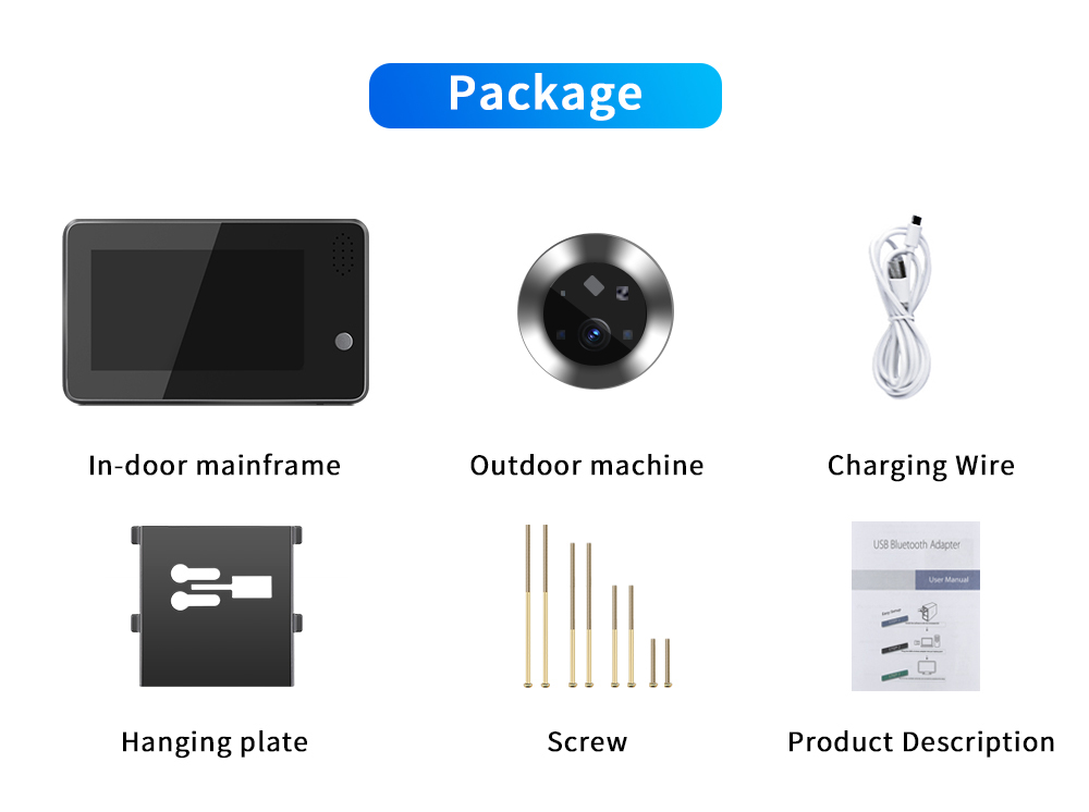 4.3 inç Tuya Smartlife WiFi Ka - Home Security Video Cameras incelemesi ve fiyatı