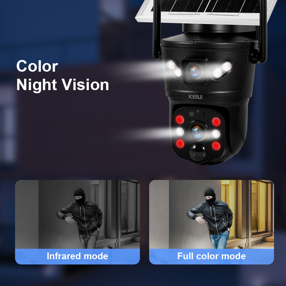KERUI Açık 6MP Güneş Kamerası  - Home Security Video Cameras incelemesi ve fiyatı