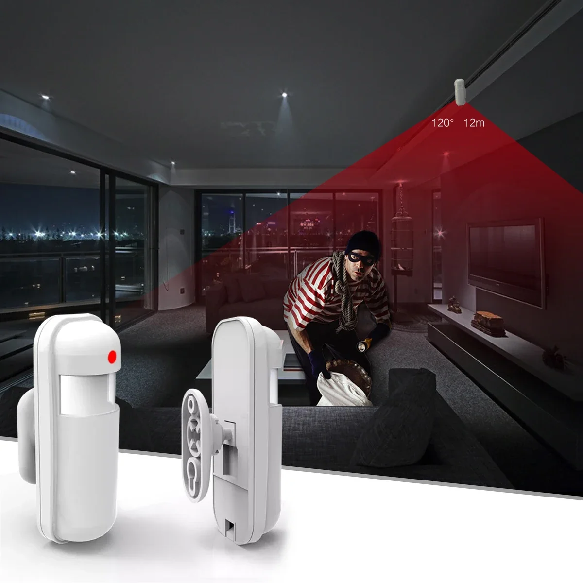 433 MHz Hareket Sensörü Kablos - Home Security Technician incelemesi ve fiyatı