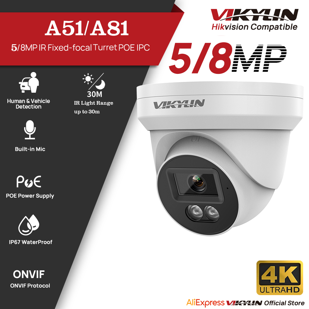 VIKYLIN 5/8MP HD IP Güvenlik K - Home Security Lights Outdoors incelemesi ve fiyatı