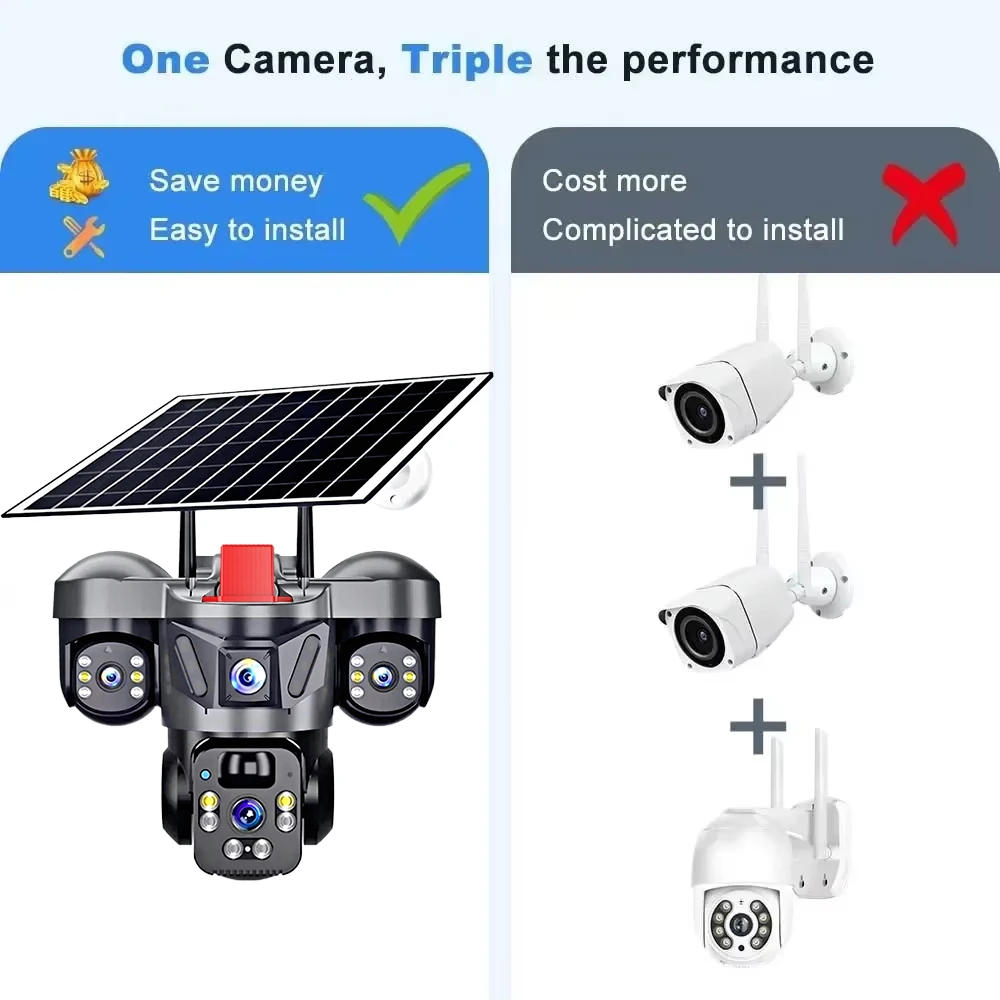 KERUI V380 Pro Açık PTZ 6MP WI - Home Security Video Cameras incelemesi ve fiyatı