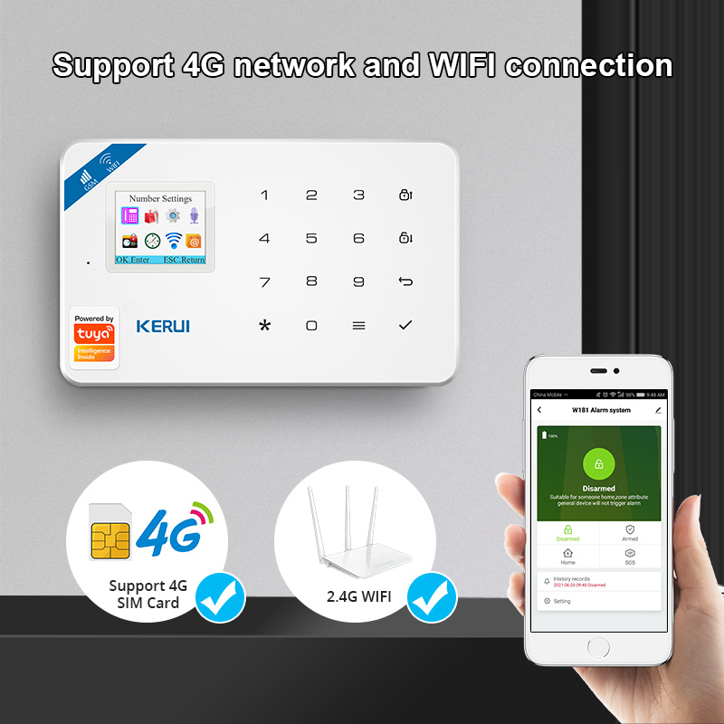 KERUI Güvenlik Alarm Sistemi K - Home Security Technician incelemesi ve fiyatı