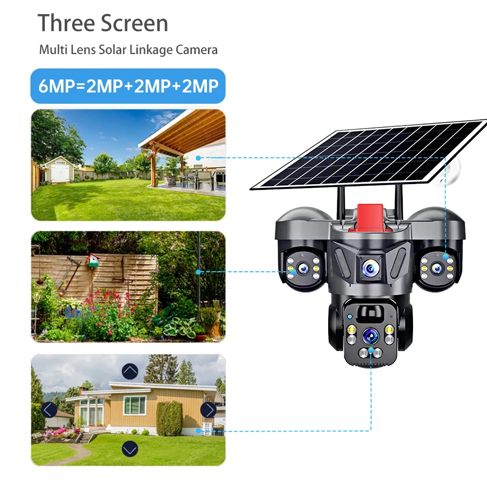 KERUI Dış Mekan PTZ 6MP 4G SIM - Home Security Video Cameras incelemesi ve fiyatı