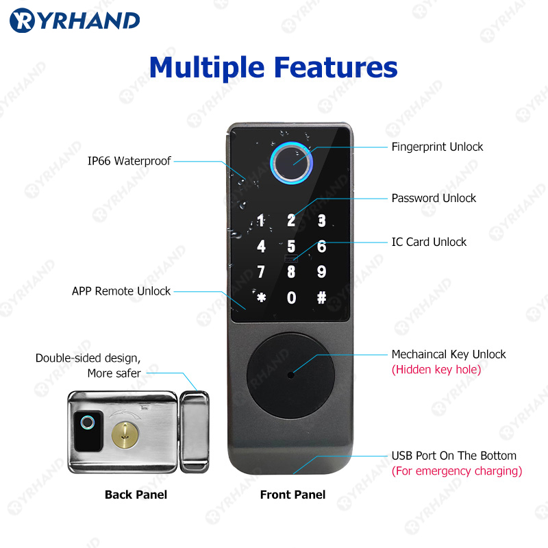 Tuya akıllı kilit su geçirmez  - Home Security Tips incelemesi ve fiyatı