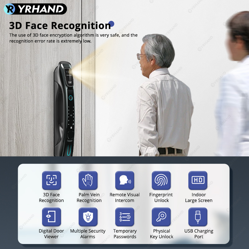 Akıllı Kilit 3D Yüz Tanıma Pal - Home Security Keypad incelemesi ve fiyatı