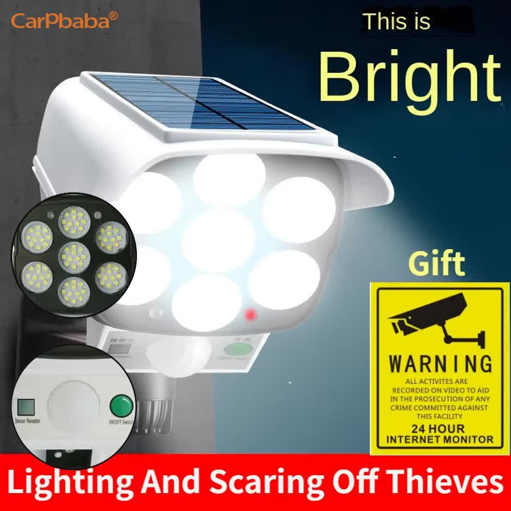 Açık Güneş Işığı Hareket Sensö - Home Security Lights Outdoors incelemesi ve fiyatı