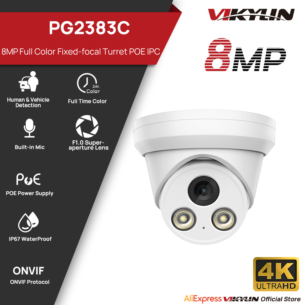VIKYLIN 8MP4K IP Güvenlik Kame - Home Security Lights Outdoors incelemesi ve fiyatı